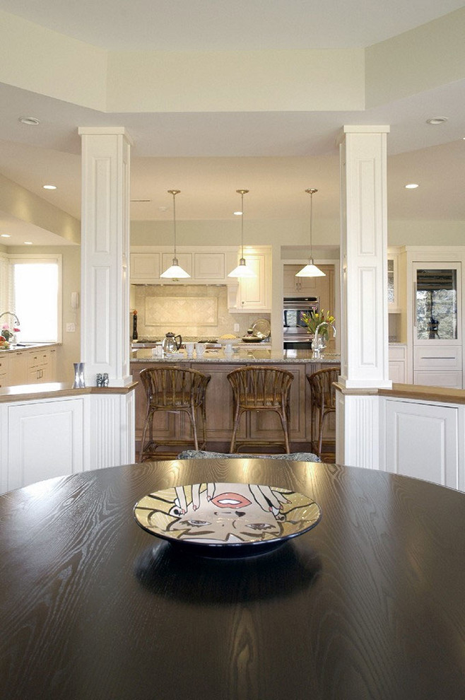Columns Traditional Dining Room Boston by Specialty Kitchens