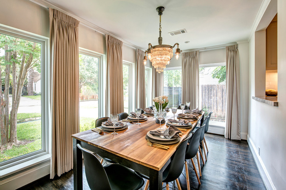 This is an example of a contemporary dining room in Phoenix.