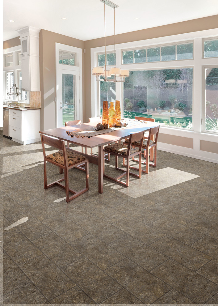 Congoleum DuraCeramic - Luxury Vinyl Flooring - Dining Room - Grand ...