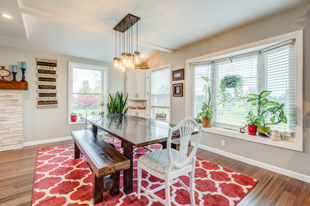 Contemporary Addition Urbana - Contemporary - Dining Room - Chicago ...