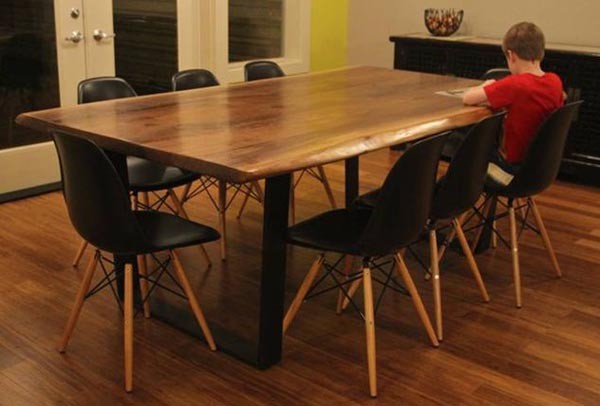 Contemporary Rust Dining Table Contemporain Salle à Manger Grand Rapids Par Woodland Creek Furniture Houzz Contemporary Rust Dining Table, Modern Rust Furniture