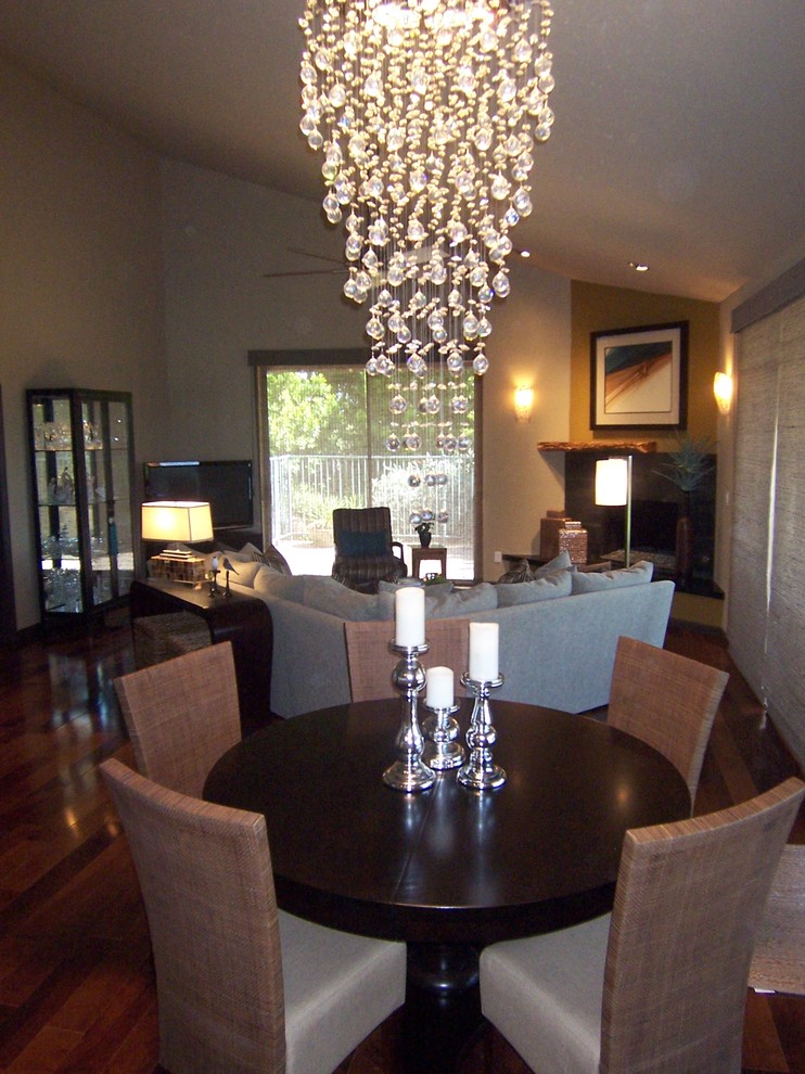 Inspiration for a contemporary dining room in Phoenix.
