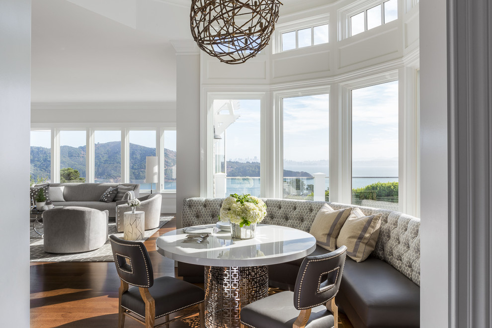 Inspiration for a transitional dining room remodel in San Francisco