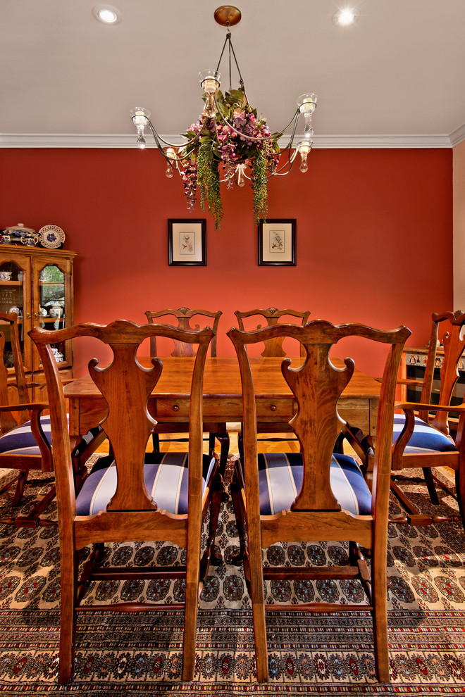 Photo of a victorian dining room in Dallas.