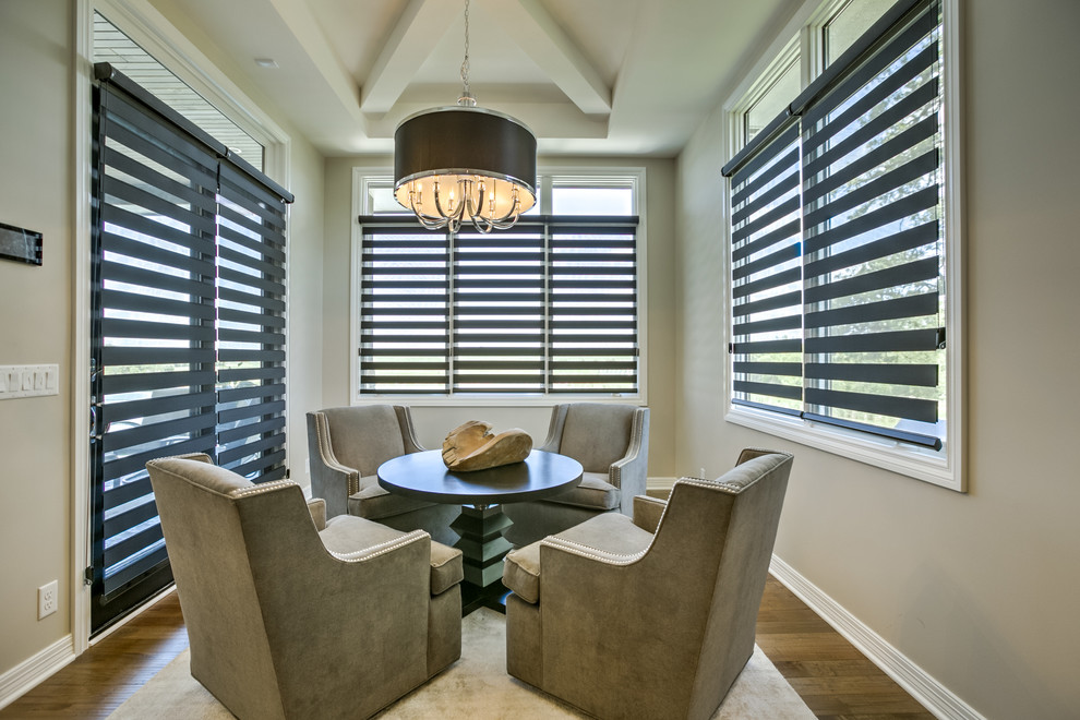 Copper Cove Contemporary Dining Room Omaha by Falcone Hybner