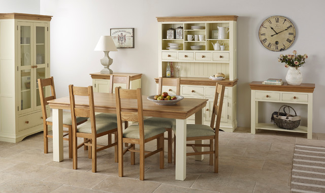 Natural Oak Painted Dining Room, Images Of Country Cottage Dining Rooms
