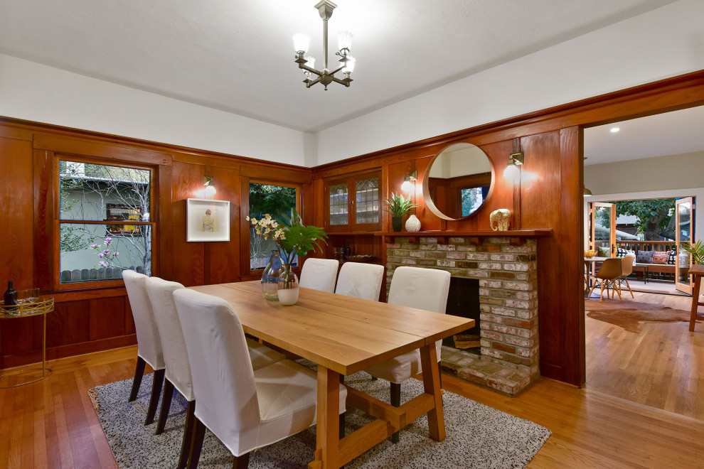 Craftsman Update Alameda, CA Craftsman Dining Room San Francisco by Saikley Architects
