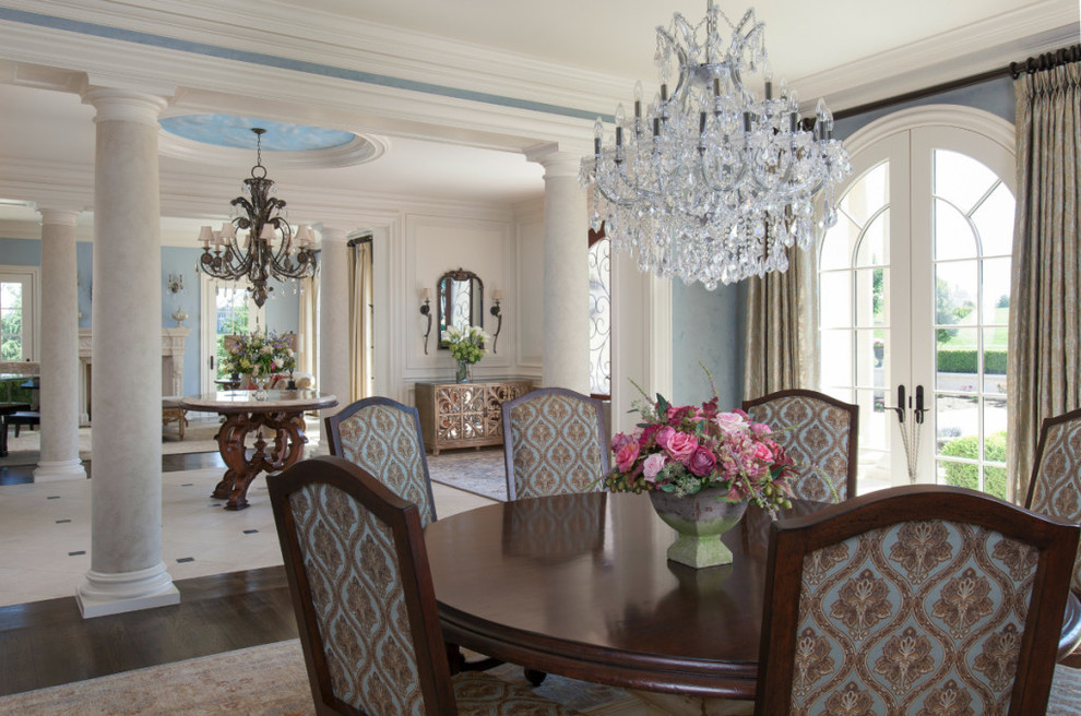 Photo of a classic dining room in Charlotte.