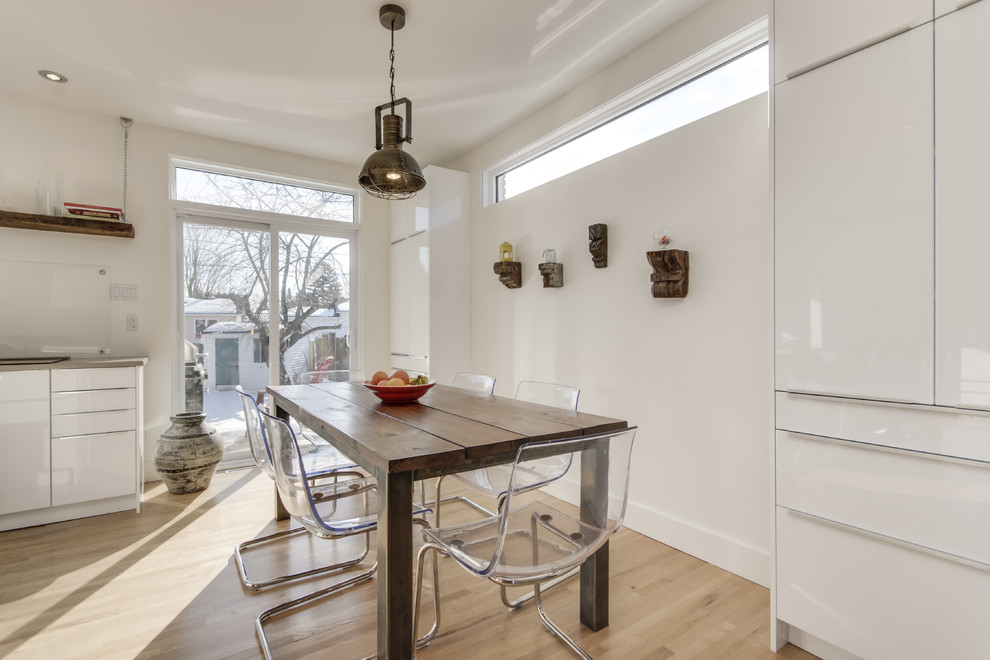 Cuisine Boucherville Modern Dining Room Montreal by Astuces