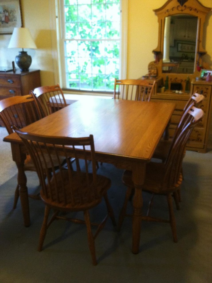 Custom Amish Dining Sets Traditional Dining Room Burlington by