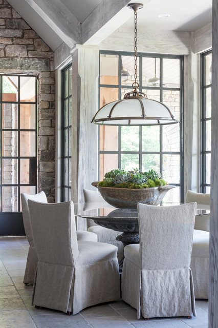 Custom Build Transitional Farmhouse - Transitional - Dining Room ...