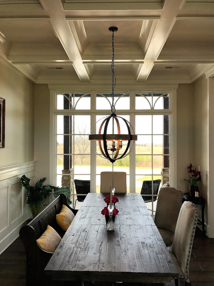 Custom Home Contemporary Dining Room Nashville by C. Laney and