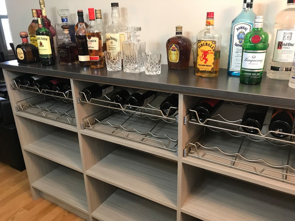 Custom Wine bar / Liquor Modern Dining Room Other by