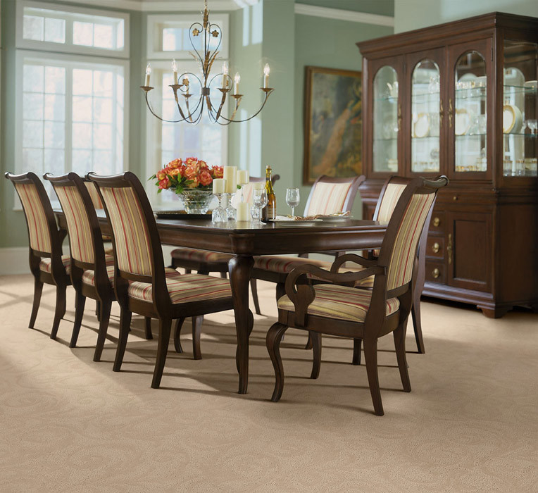 Example of a transitional dining room design in San Diego