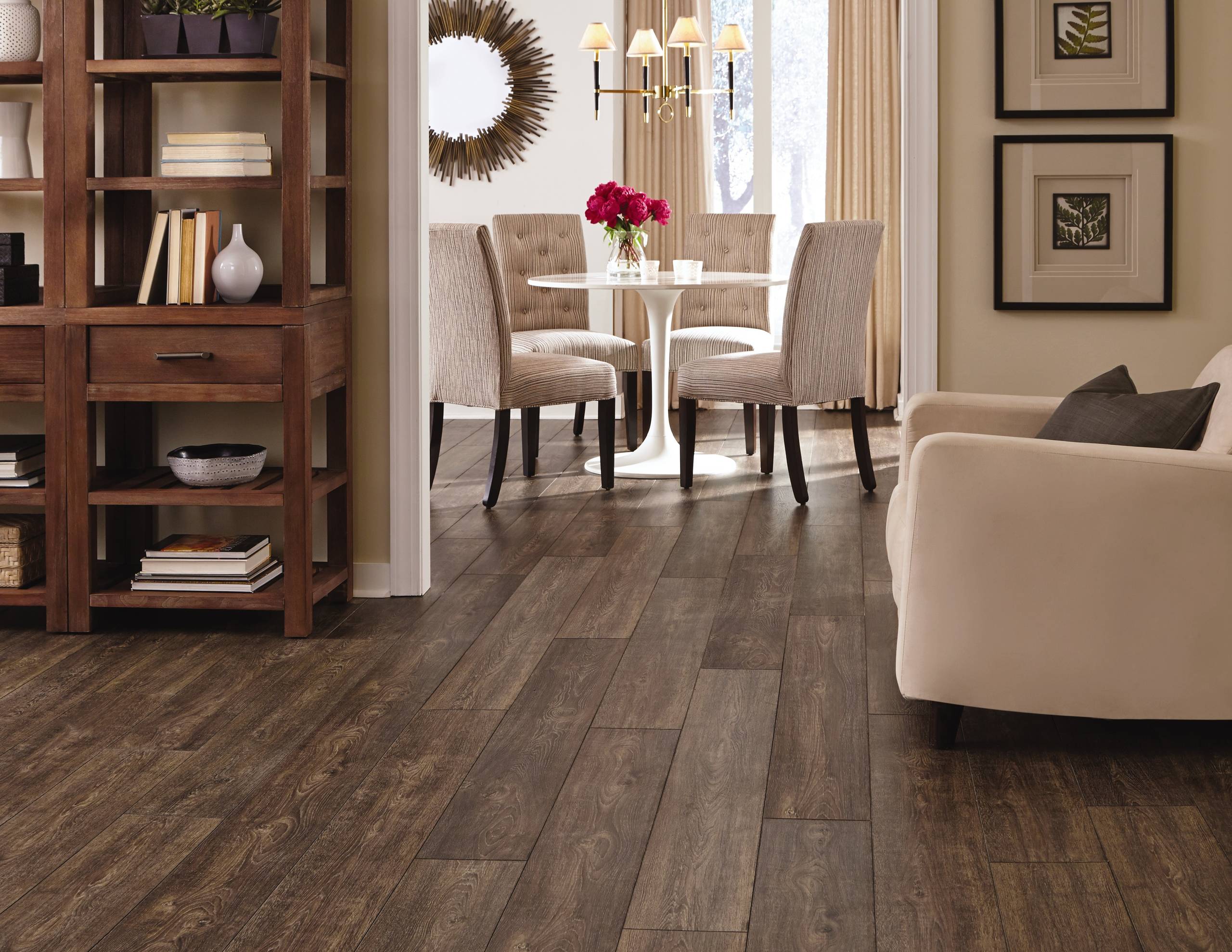 dark laminate flooring living room