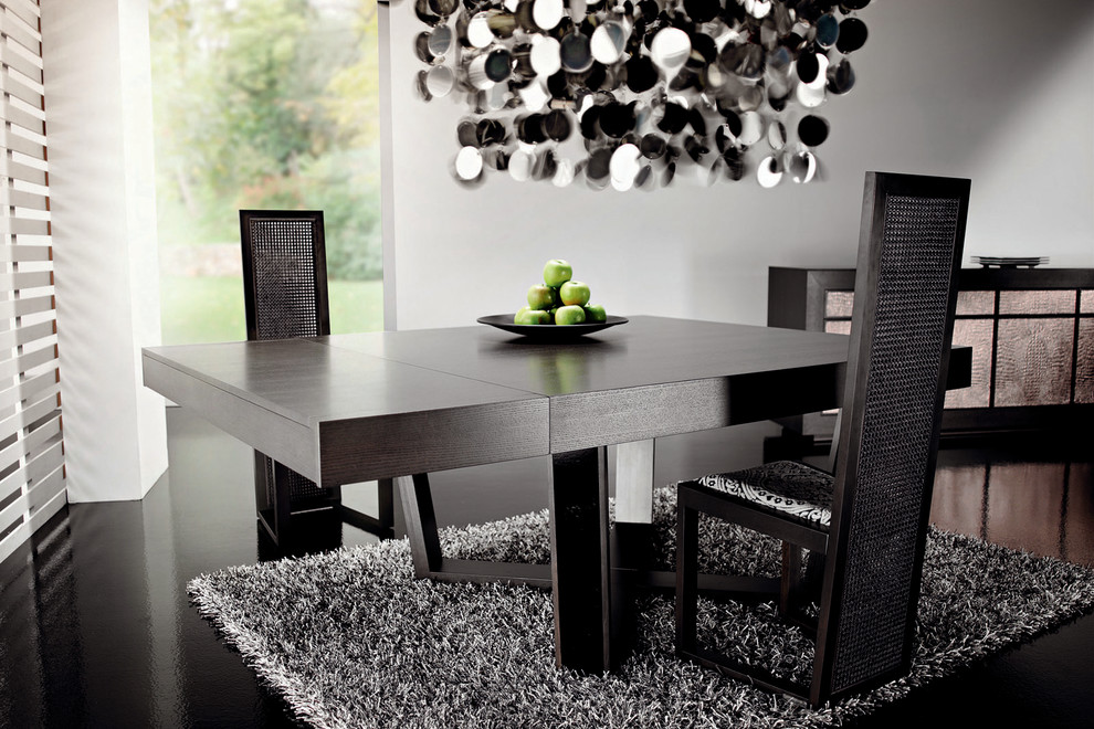 Dark Wood Dining Table By Rattanwood, Dark Wood Dining Room Furniture