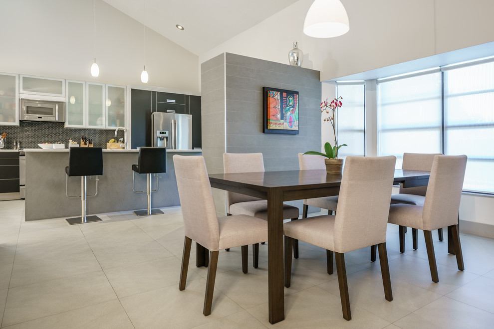 Davie Residence Modern Dining Room Miami by HCD Group Corp Houzz