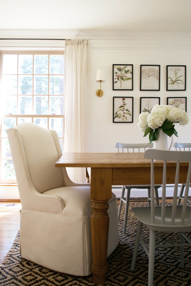 Example of a farmhouse dining room design in Other