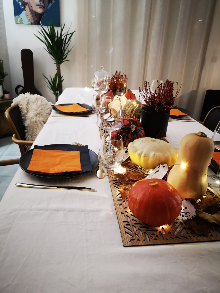 Décoration de table pour Halloween ️️ Farmhouse Dining Room