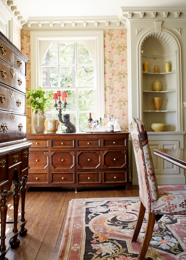 This is an example of a victorian dining room in New York.