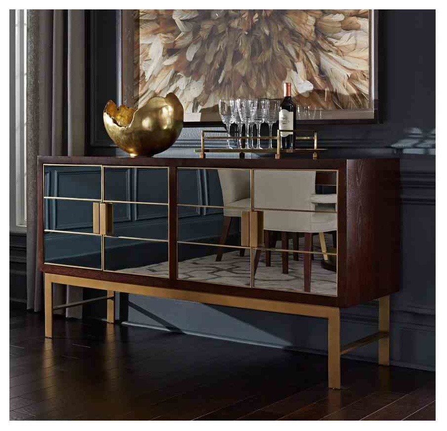 Delaney Dining Buffet Modern Dining Room Charlotte by Mitchell