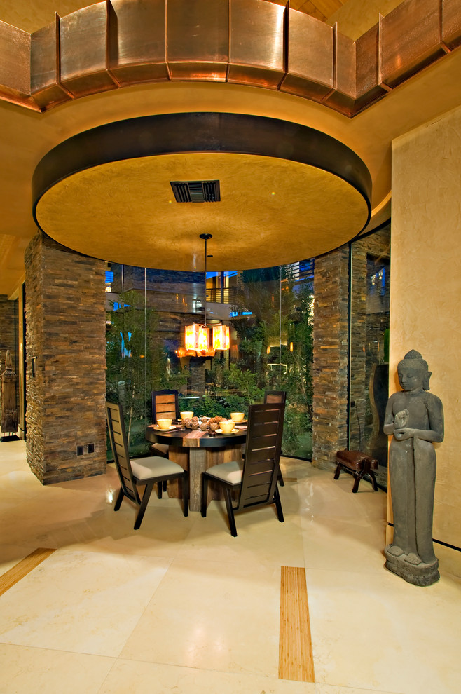 Trendy dining room photo in Las Vegas