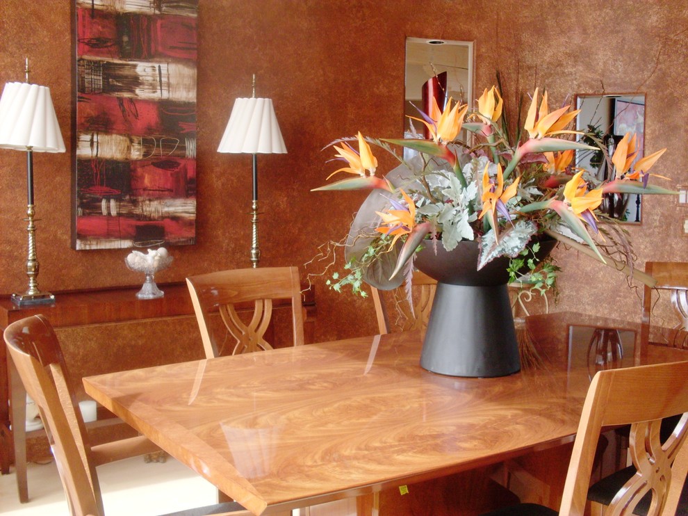 Dining room - eclectic dining room idea in Albuquerque