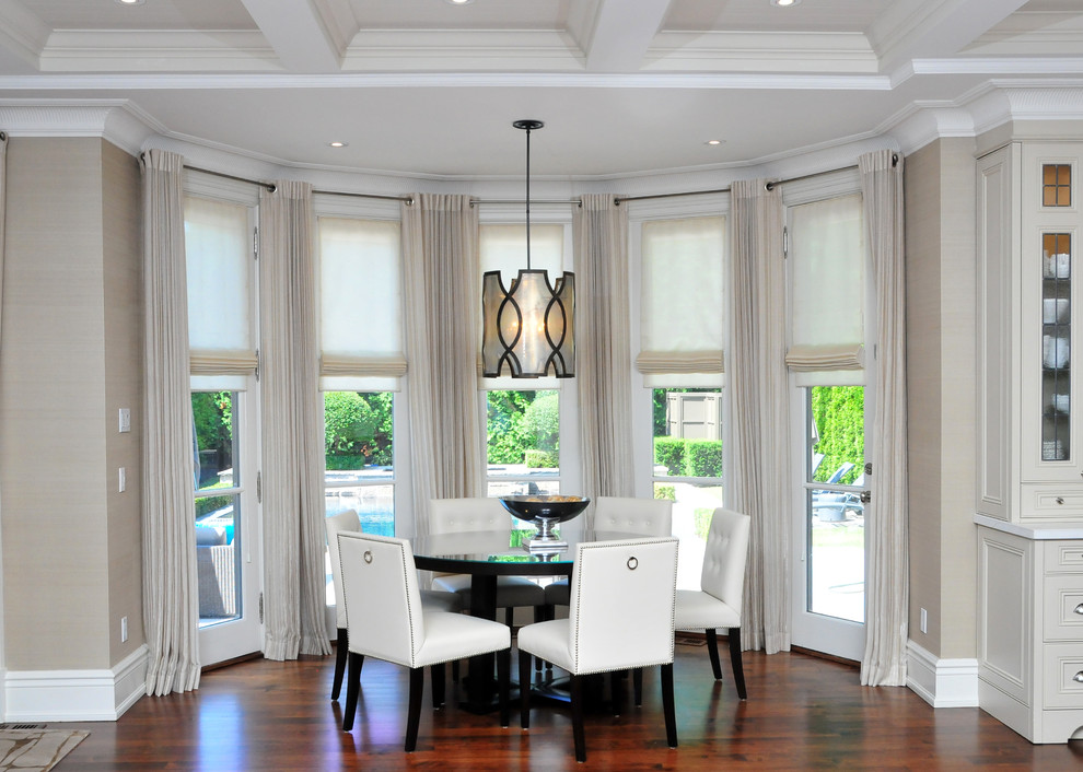 Example of a trendy dining room design in Toronto