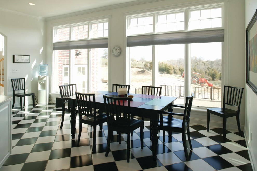 Trendy dining room photo in Chicago