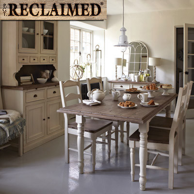 Farmhouse dining room photo in Other
