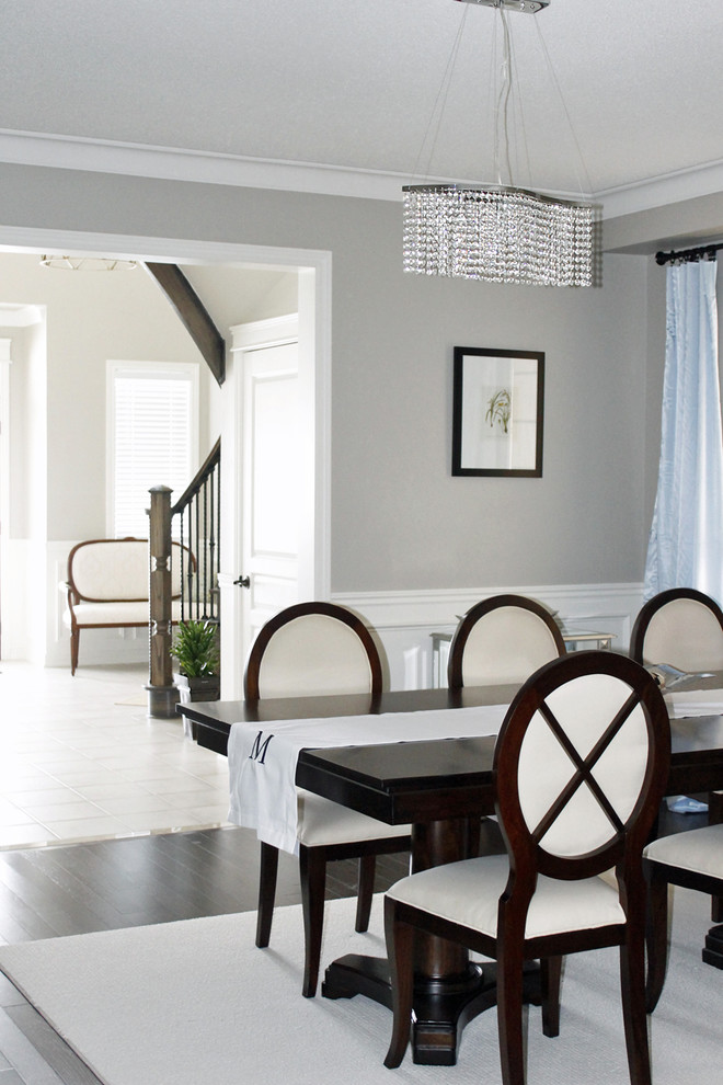 Trendy dining room photo in Toronto