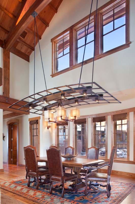 Dining room - traditional dining room idea in Denver