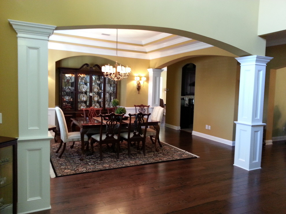 Dining Room Columns Traditional Dining Room by Elite Construction