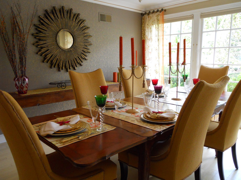 Example of a trendy dining room design in DC Metro