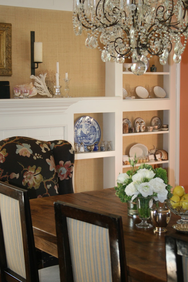 Design ideas for a classic dining room in Orange County.