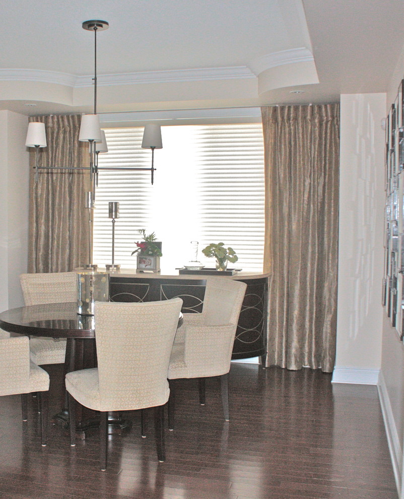 Dining Room Drapery Contemporary Dining Room Ottawa by Heather
