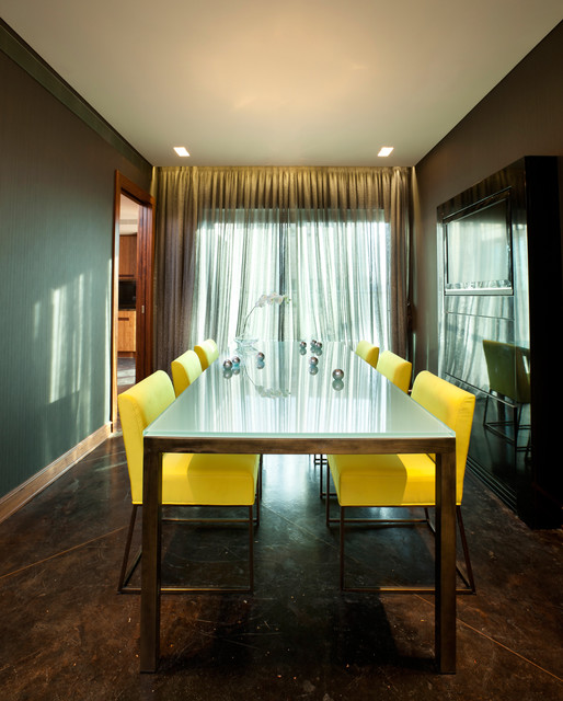 Color Feast: When to Use Purple in the Dining Room - Other - by Jennifer  Ott Design, Houzz