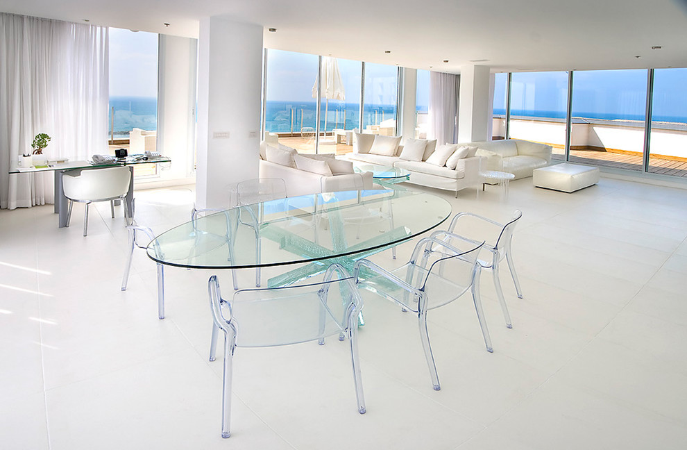 Great room - contemporary great room idea in Other