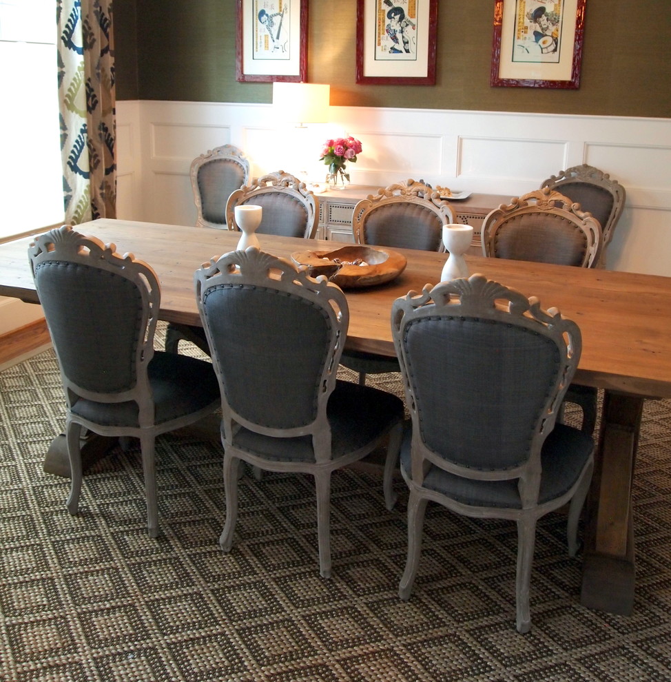 Dining room - eclectic dining room idea in DC Metro