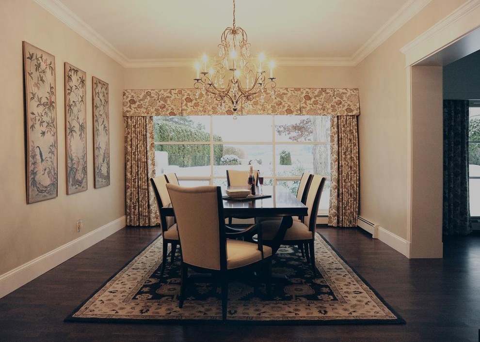 Photo of a traditional dining room in Vancouver.