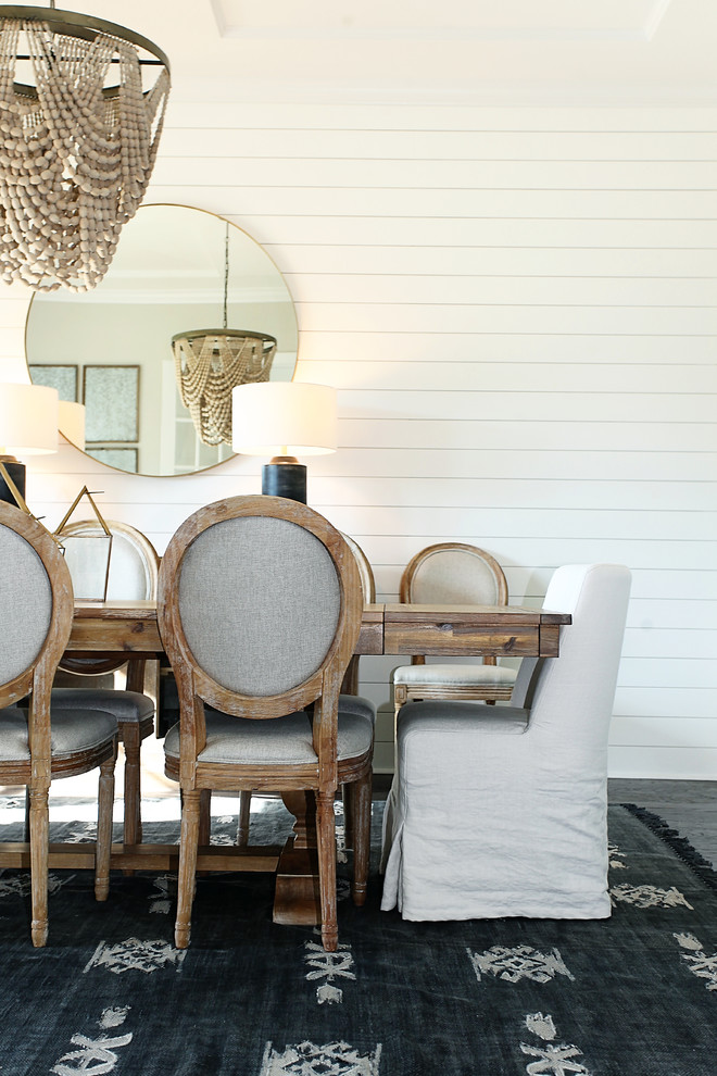 Inspiration for a country dining room remodel in Charlotte