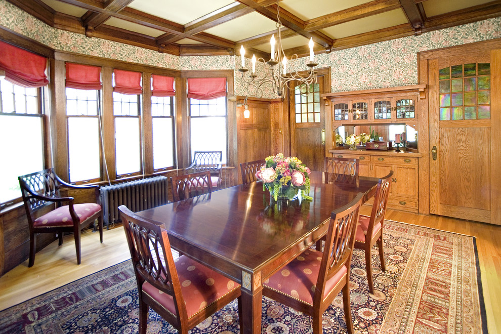 Elegant dining room photo in Minneapolis