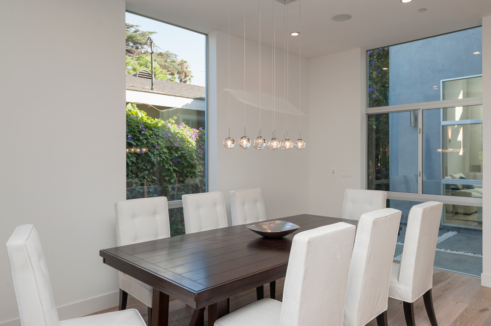 Large trendy dining room photo in Los Angeles