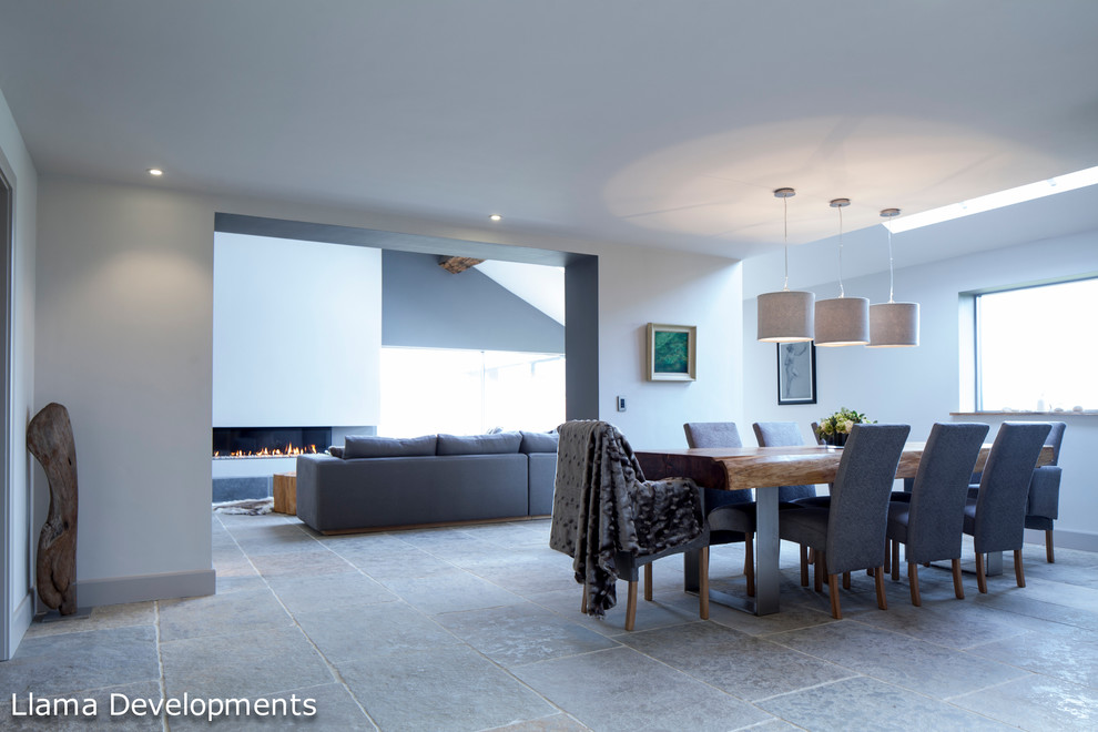 Photo of a contemporary dining room in Manchester.