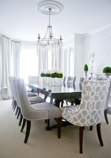 luxe dining room sets