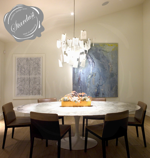 Dining Room Table Chandelier: Ingo Maurer Zettel'z 5 Lamp - Moderno - Sala  da Pranzo - New York - di Stardust Modern Design | Houzz