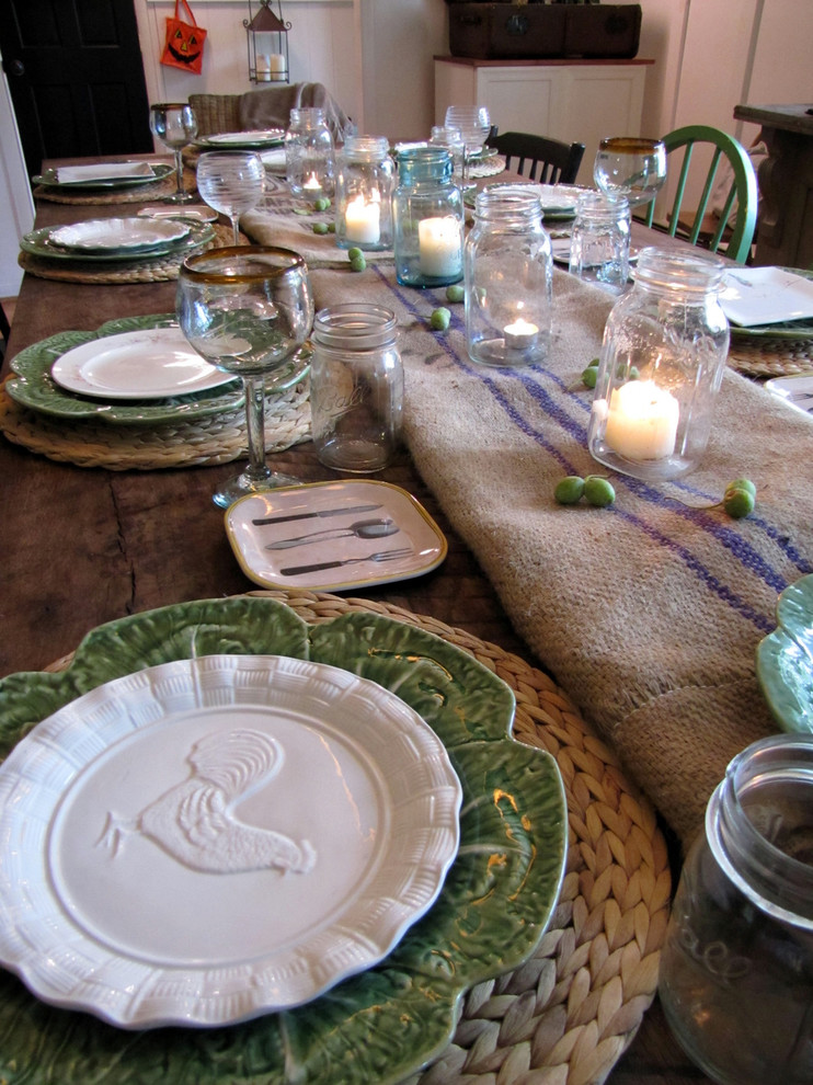 Dining room - eclectic dining room idea in Philadelphia