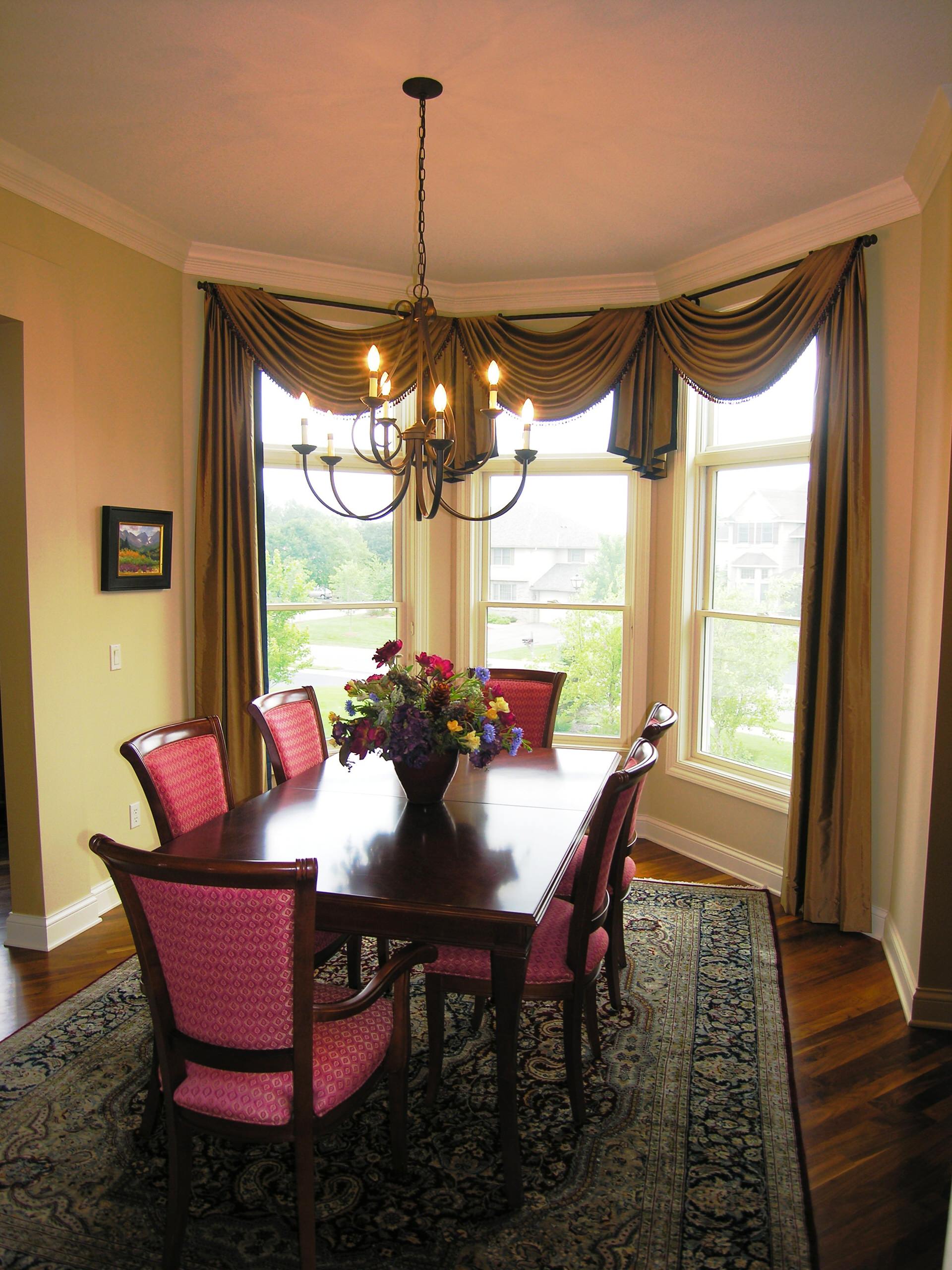 Dining Room Window Curtains, Fancy Dining Room Curtains Ideas