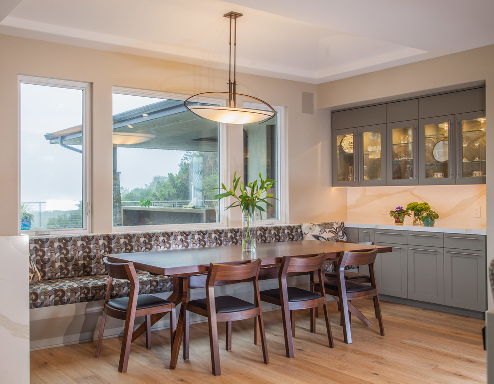 Dining Room with Built in Seating Modern Dining Room San
