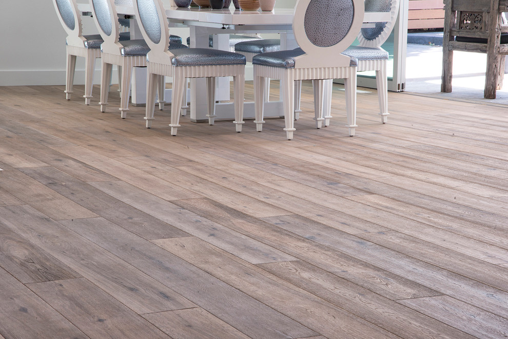 Dining Room with Deep Smoked Oak Flooring, Woodland Hills